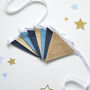 Navy And Gold Glitter Bunting, thumbnail 1 of 4