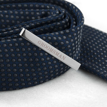 Personalised Groomsmen Tie Clip, 6 of 12