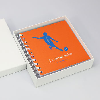 Personalised Kid's Football Small Notebook, 3 of 9