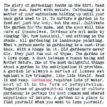 Gardening Quotes Card For Gardeners, 3 of 5