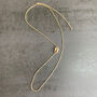 Long Gold Plated Chain Shell Necklace, thumbnail 6 of 7