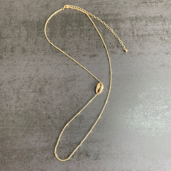 Long Gold Plated Chain Shell Necklace, 6 of 7