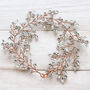 Crystal Rose Gold Hair Vine, thumbnail 4 of 4