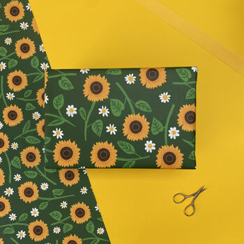 Sunflower Wrapping Paper, 7 of 11