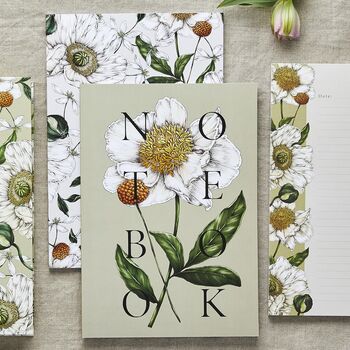 Set Of Two A5 Notebooks, Spring Blossom, 2 of 2