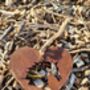Horse Pet Memorial Rust Metal Love Heart Plaque, thumbnail 8 of 10