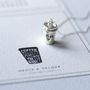 Takeaway Coffee Sterling Silver Necklace, thumbnail 2 of 11