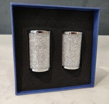 Salt And Pepper Shaker Set With Swarovski Crystals, 2 of 3