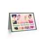 Retro Swimsuit Dolls Happy Birthday Card, thumbnail 2 of 4