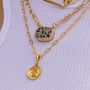 Palma Hamsa Hand Charm Necklace, thumbnail 3 of 5