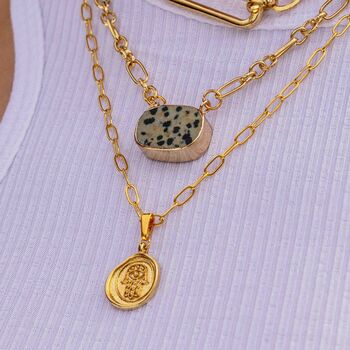 Palma Hamsa Hand Charm Necklace, 3 of 5