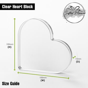 Personalised Engaged Acrylic Heart Plaque With Dates, 9 of 12