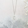 Personalised June Birthstone Moonstone Necklace, thumbnail 4 of 8
