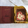 Hand Crafted Heart Chunky Chocolate Bar In Ruby Book, thumbnail 2 of 8