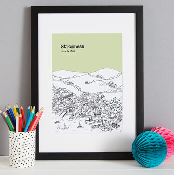 Personalised Stromness Print, 9 of 10