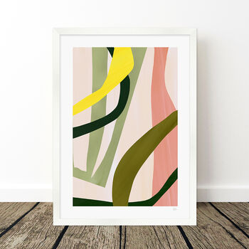 Abstract Cut Out Shapes Print Set Of Three, 7 of 10