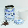 Blue And White Storage Canister, thumbnail 1 of 4