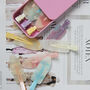 Set Of Six Colourful Non Crease Hair Clips, thumbnail 4 of 8