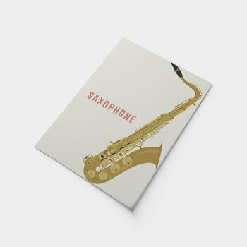 Saxophone Print | Instrument Music Poster, 7 of 10