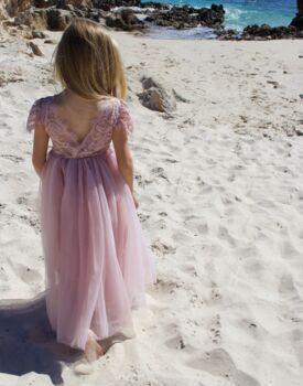 Blossom In Dusty Rose ~ Flower Girl Dress Or Party Girl Dress, 2 of 7