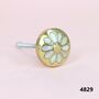 G Decor Elizabeth Mother Of Pearl Gold Brass Pull Knobs, thumbnail 4 of 7