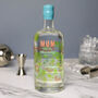 Personalised Stamp Floral 75cl Gin/Vodka Bottle, thumbnail 1 of 8