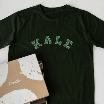 Kale Cotton T Shirt For Vegetarians, 3 of 7