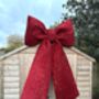 Red Sequin Giant Bow, thumbnail 2 of 2