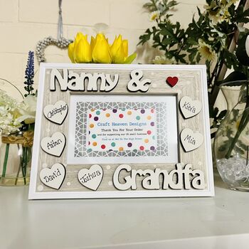 Personalised Grandparents Photo Frame Birthday, 8 of 9