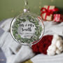 First Christmas As Mr And Mrs Wreath Bauble, thumbnail 6 of 12