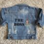 Personalised Baby/Toddler Denim Jacket With Bear, thumbnail 2 of 8
