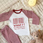 Personalised Mummy/ Daddy Snack Christmas Pyjamas, thumbnail 3 of 3