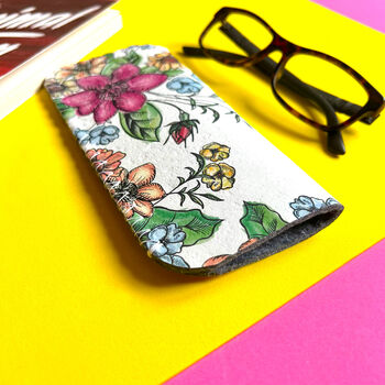 Summer Flowers Glasses Holder For Sunglasses And Reading Glasses, 2 of 3