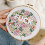 Subversive Floral Sweary Embroidery Kit, thumbnail 1 of 5