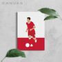 Roberto Firmino Liverpool Football Canvas, thumbnail 1 of 2