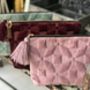 Personalised Dusky Pink Quilted Wash Bag, thumbnail 5 of 5