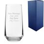 Personalised Custom Etched Highball Tumbler Glass, thumbnail 1 of 3