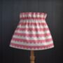 Dolly Raspberry Scallop Scrunchie Lampshade, thumbnail 1 of 2