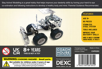 Make Your Own Front Loader Mini Metal Construction Set, 3 of 4