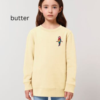 Childrens Organic Cotton Parrot Sweatshirt, 6 of 12