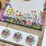 Foxgloves And Lupin Wildflower Writing Set, thumbnail 2 of 8