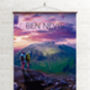 Ben Nevis Scotland Travel Poster Art Print, thumbnail 2 of 6