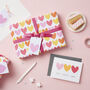 Pink Hearts Wrapping Paper, thumbnail 7 of 9