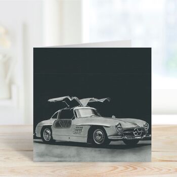 Luxury Mercedes Car Card And Envelope, 2 of 3