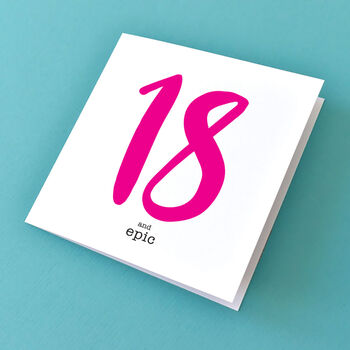 18 And Epic 18th Birthday Card, 3 of 5