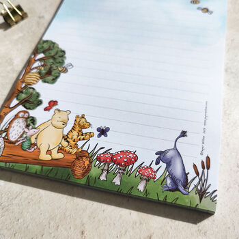 Winnie And Friends On A Log A5 Notepad, 3 of 8