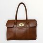 Harriet Leather Tote Bag | Handcrafted Full Grain Work And Laptop Tote, thumbnail 1 of 12
