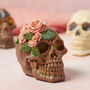 Handmade Decorated Solid Chocolate Skulls, thumbnail 1 of 5