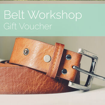Leather Belt Making Workshop In Manchester, 2 of 7