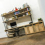 Pourreza Reclaimed Scaffolding And Steel Pipe Desk, thumbnail 1 of 1